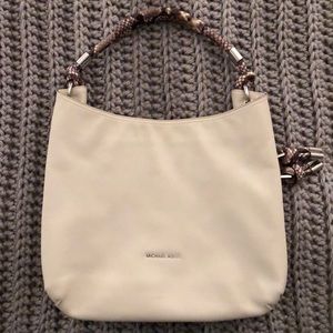 Ivory and Snakeskin Michael Kors Purse